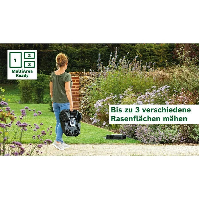 BAUHAUS Bosch Mähroboter Indego XS 300 18 V, 2,5 Ah, Max. Flächenempfehlung: 300 M² 6 BAUHAUS Bosch Mähroboter Indego XS 300 18 V, 2,5 Ah, Max. Flächenempfehlung: 300 M² – Bild 6