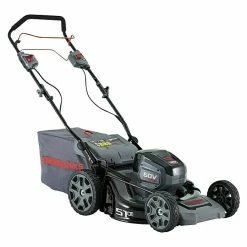 BAUHAUS Powerworks Akku-Rasenmäher PD60LM51SPK4 60 V, Li-Ionen, 4 Ah, 1 Akku, Schnittbreite: 51 Cm