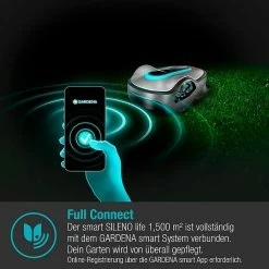 BAUHAUS Gardena Mähroboter Smart SILENO Life Set 1500 18 V, 2 Ah, Max. Flächenempfehlung: 1.500 M² 9 BAUHAUS Gardena Mähroboter Smart SILENO Life Set 1500 18 V, 2 Ah, Max. Flächenempfehlung: 1.500 M² -Bosch Shop 12 1129