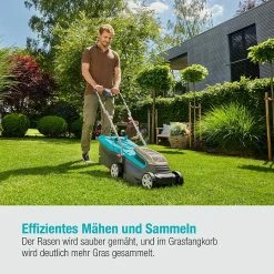 BAUHAUS Gardena Akku-Rasenmäher PowerMax 32/36V P4A 36 V, 2 Akkus, 2,5 Ah, Schnittbreite: 32 Cm -Bosch Shop 12 1201
