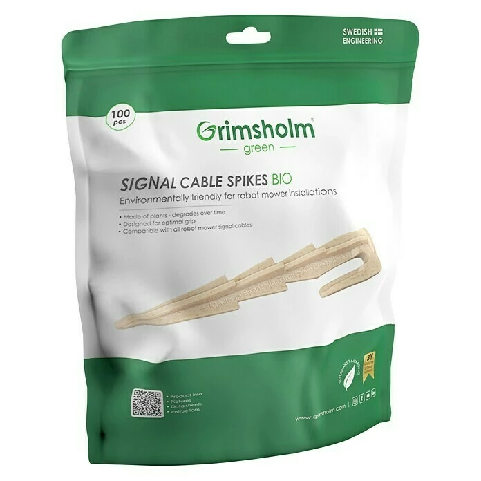BAUHAUS Grimsholm Green Befestigungshaken Bio 100 Stk., Passend Für: Alle Mähroboter 1 BAUHAUS Grimsholm Green Befestigungshaken Bio 100 Stk., Passend Für: Alle Mähroboter