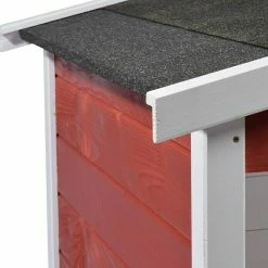 BAUHAUS Dobar Mähroboter-Garage 87 X 80 X 70 Cm, Schwarz/Weiß/Rot -Bosch Shop 12 1274