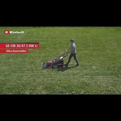 BAUHAUS Einhell Power X-Change Akku-Rasenmäher GE-CM 36/47 S HW Li 18 V, 4 Akkus, 4 Ah, Schnittbreite: 47 Cm -Bosch Shop 12 1323