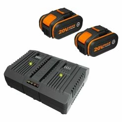 BAUHAUS Worx Akku-Rasenmäher WG779E.1 20 V, 2 Akkus, 4 Ah, Schnittbreite: 34 Cm -Bosch Shop 12 1348