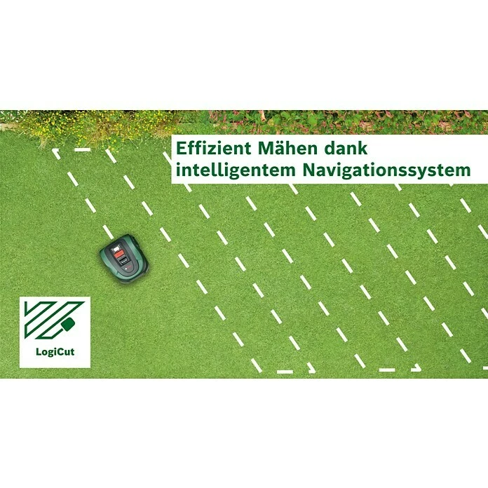 BAUHAUS Bosch Mähroboter Indego M 700 18 V, 2,5 Ah, Max. Flächenempfehlung: 700 M² 3 BAUHAUS Bosch Mähroboter Indego M 700 18 V, 2,5 Ah, Max. Flächenempfehlung: 700 M² – Bild 3
