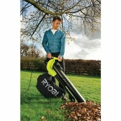 BAUHAUS Ryobi Elektro-Laubsauger RBV3000CESV 3.000 W, Blasgeschwindigkeit: 375 Km/h, 14 M³/min -Bosch Shop 12 1483