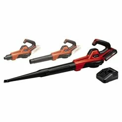 BAUHAUS Einhell Power X-Change Akku-Laubbläser GE-ULB 18 Li E-Kit 18 V, Li-Ionen, 1 Akku, Blasgeschwindigkeit: 250 Km/h