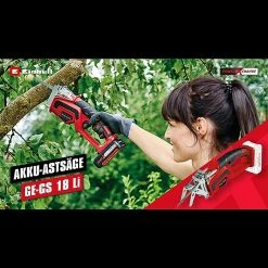 BAUHAUS Einhell Power X-Change Akku-Astsäge GE-GS 18 Li-Solo 18 V, Ohne Akku, Hubzahl: 1.500 U/min - 2.800 U/min -Bosch Shop 12 1648