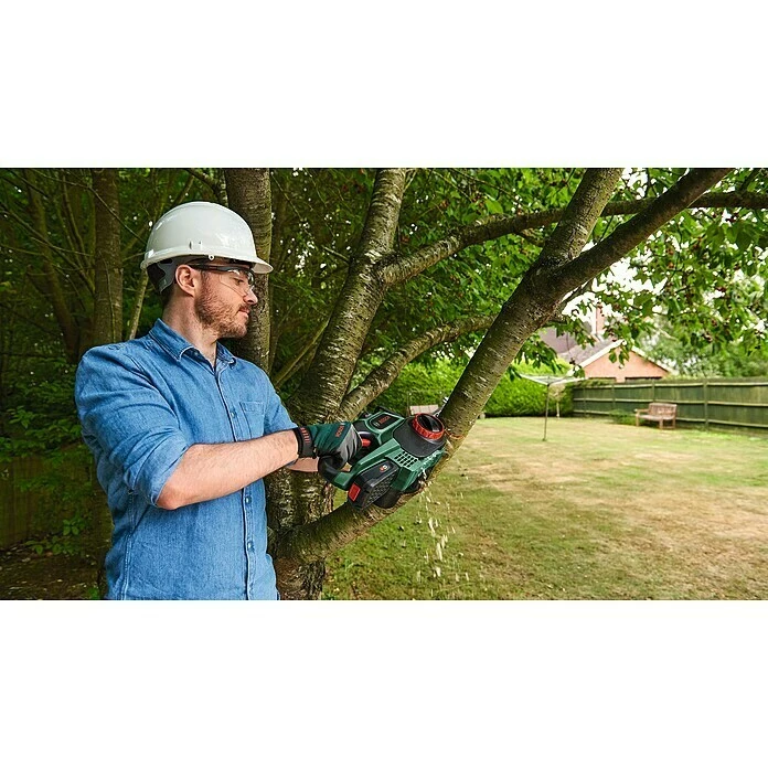 BAUHAUS Bosch 18 V Power For All Akku-Kettensäge UniversalChain 18 18 V, Li-Ionen, 1 Akku, Schwertlänge: 20 Cm 6 BAUHAUS Bosch 18 V Power For All Akku-Kettensäge UniversalChain 18 18 V, Li-Ionen, 1 Akku, Schwertlänge: 20 Cm – Bild 6