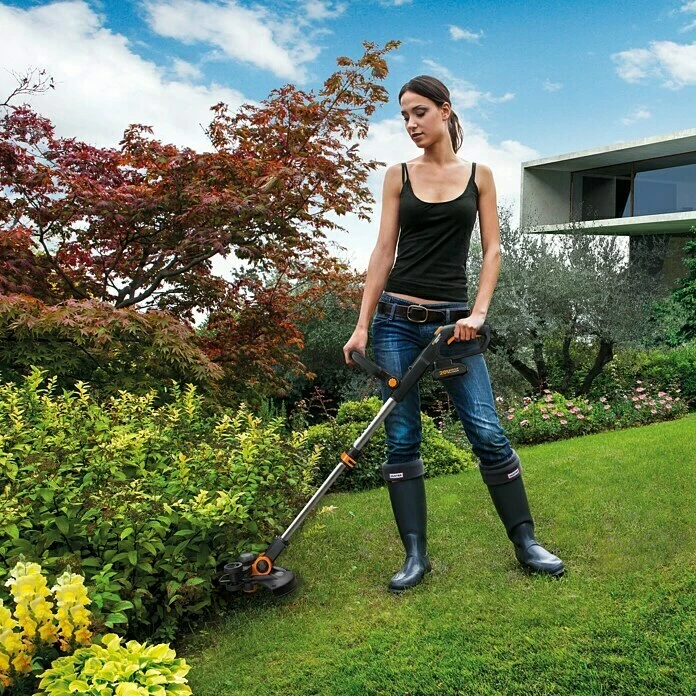 BAUHAUS Worx Akku-Rasentrimmer WG163E.9 20 V, Li-Ionen, Ohne Akku, Schnittbreite: 30 Cm 4 BAUHAUS Worx Akku-Rasentrimmer WG163E.9 20 V, Li-Ionen, Ohne Akku, Schnittbreite: 30 Cm – Bild 4