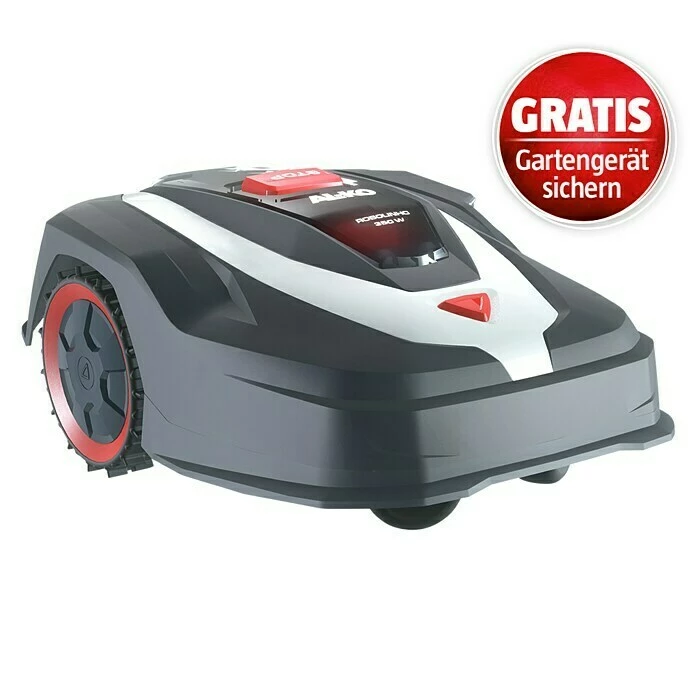 BAUHAUS AL-KO Mähroboter Robolinho 350 W 18 V, 2,2 Ah, Max. Flächenempfehlung: 350 M² 1 BAUHAUS AL-KO Mähroboter Robolinho 350 W 18 V, 2,2 Ah, Max. Flächenempfehlung: 350 M²