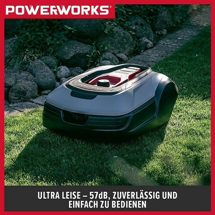 BAUHAUS Powerworks Mähroboter P10 24 V, 2 Ah, Max. Flächenempfehlung: 1.000 M² 6 BAUHAUS Powerworks Mähroboter P10 24 V, 2 Ah, Max. Flächenempfehlung: 1.000 M² – Bild 6