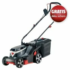 BAUHAUS AL-KO Bosch Home & Garden Compatible Akku-Rasenmäher Praktischer Tragegriff 18 V, 2 Akkus, 2,5 Ah, Schnittbreite: 32 Cm