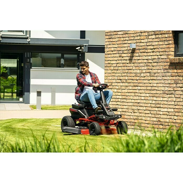 BAUHAUS Scheppach Akku-Rasentraktor MR920-E 48 V, 75 Ah, Schnittbreite: 92 Cm 2 BAUHAUS Scheppach Akku-Rasentraktor MR920-E 48 V, 75 Ah, Schnittbreite: 92 Cm – Bild 2