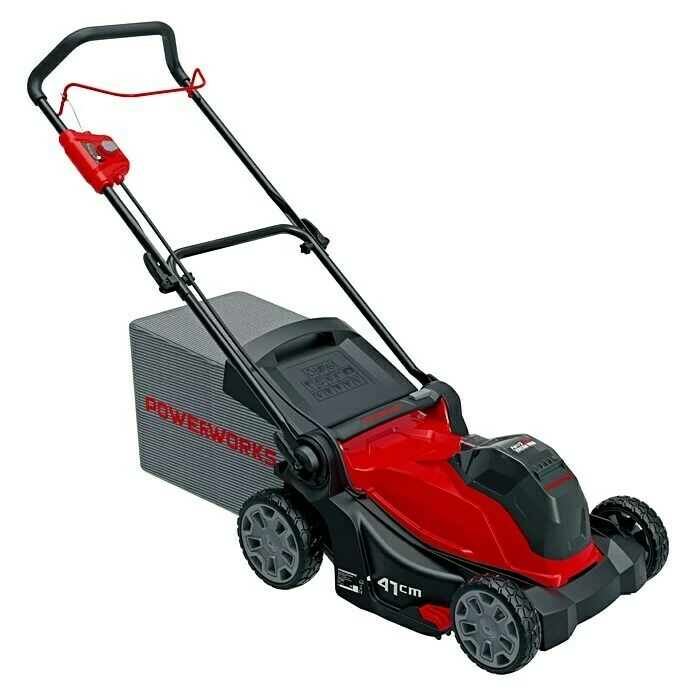 BAUHAUS Powerworks Akku-Rasenmäher P48LM41 48 V, Ohne Akku, Schnittbreite: 41 Cm 1 BAUHAUS Powerworks Akku-Rasenmäher P48LM41 48 V, Ohne Akku, Schnittbreite: 41 Cm