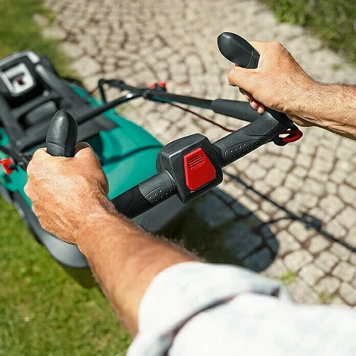 BAUHAUS Bosch Elektro-Rasenmäher ARM 34 Leistung: 1.300 W, Schnittbreite: 34 Cm 3 BAUHAUS Bosch Elektro-Rasenmäher ARM 34 Leistung: 1.300 W, Schnittbreite: 34 Cm – Bild 3