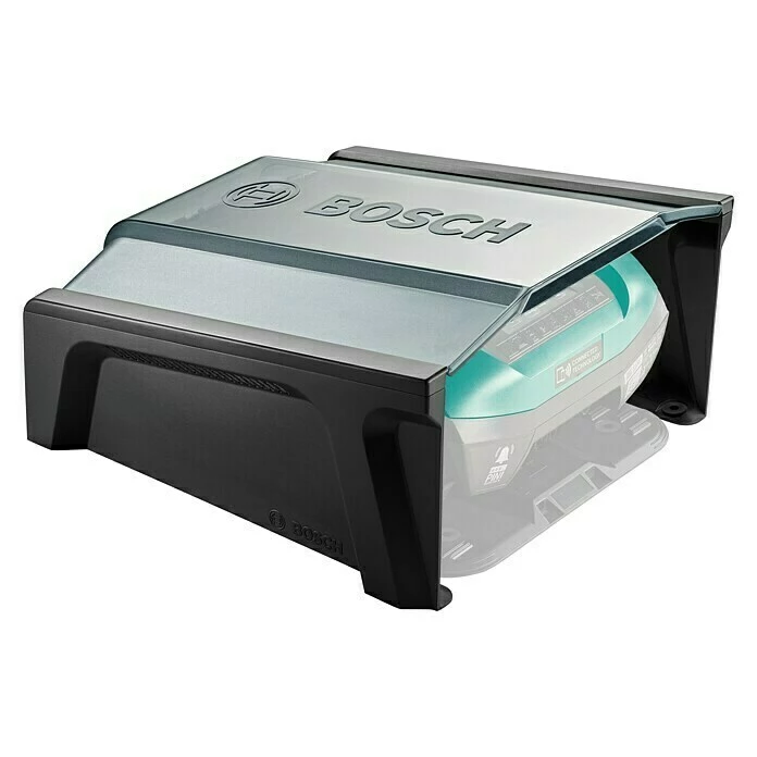 BAUHAUS Bosch Mähroboter-Garage L X B X H: 50 X 51 X 27,5 Cm, Transparent/Schwarz 2 BAUHAUS Bosch Mähroboter-Garage L X B X H: 50 X 51 X 27,5 Cm, Transparent/Schwarz – Bild 2