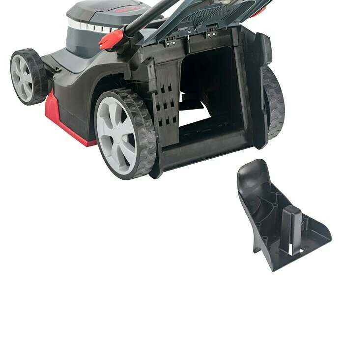 BAUHAUS AL-KO Bosch Home & Garden Compatible Akku-Rasenmäher Teleskopierbarer Holm 18 V, 2 Akkus, 5 Ah, Schnittbreite: 38 Cm 6 BAUHAUS AL-KO Bosch Home & Garden Compatible Akku-Rasenmäher Teleskopierbarer Holm 18 V, 2 Akkus, 5 Ah, Schnittbreite: 38 Cm – Bild 6