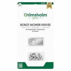 BAUHAUS Grimsholm Green Ersatzmesser 9 Stk., Passend Für: Greenworks, Powerworks, Cramer