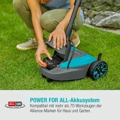 BAUHAUS Gardena Akku-Rasenmäher HandyMower 22/18V P4A 18 V, Ohne Akku, 2,5 Ah, Schnittbreite: 22 Cm -Bosch Shop 12 623
