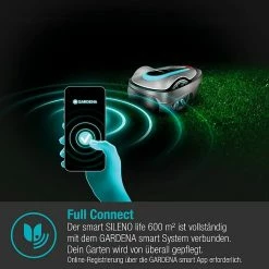 BAUHAUS Gardena Mähroboter-Set Smart SILENO City Set 600 LONA 18 V, 2 Ah, Max. Flächenempfehlung: 600 M² 10 BAUHAUS Gardena Mähroboter-Set Smart SILENO City Set 600 LONA 18 V, 2 Ah, Max. Flächenempfehlung: 600 M² -Bosch Shop 12 859