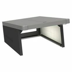 BAUHAUS Biohort Mähroboter-Garage Charly 90 X 78 X 49 Cm, Quarzgrau Metallic